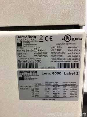 Centrífuga para Laboratórios Thermo Fisher Scientific Sorvall Lynx 6000