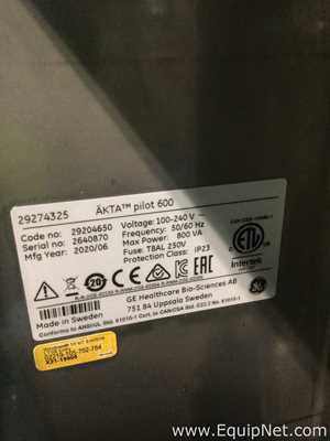 GE AKTA Pilot 600 Chromatography System