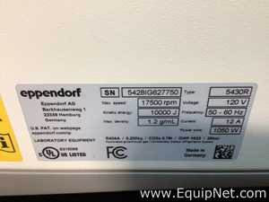 Eppendorf 5430R Refrigerated Laboratory Centrifuge
