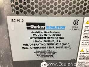 Parker Balston H2PD-300NA Hydrogen Generator