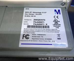Sistema de Purificação e Destilação de Água Millipore Milli-Q Advantage A10