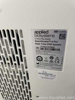 PCR y Termociclador Applied Biosystems QuantStudio 6 Pro