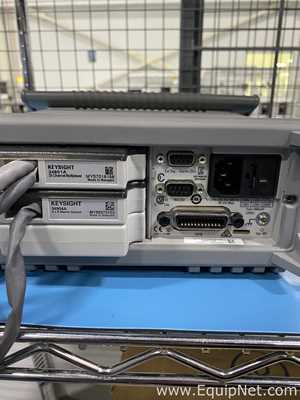Lot of 2 Keysight Agilent 34970A Data Acquisition / Switch Unit Mainframes