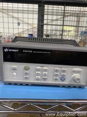 Lot of 2 Keysight Agilent 34970A Data Acquisition / Switch Unit Mainframes