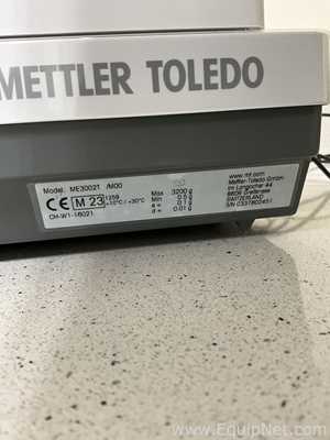 Mettler Toledo ME3002T/M00 Analytical Balance With Power Supply