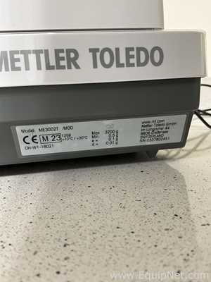 Mettler Toledo ME3002T/M00 Analytical Balance With Power Supply