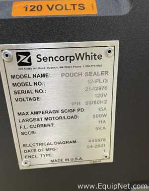 Selladora de Bolsa Sencorp White CeraTek 12-PL/3