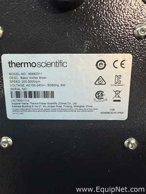 lote de  2 Misturador para Laboratórios Thermo Scientific 88882011