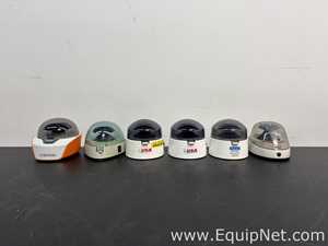 Lot of 6 Micro Centrifuges