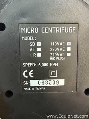 Lot of 6 Micro Centrifuges