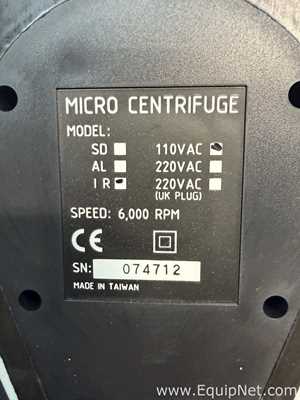 Lot of 6 Micro Centrifuges