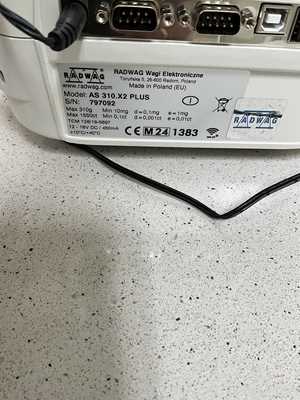 Radwag AS 310.X2 PLUS Balance Analytical Balance With Power Supply