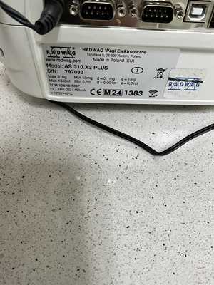 Radwag AS 310.X2 PLUS Balance Analytical Balance With Power Supply