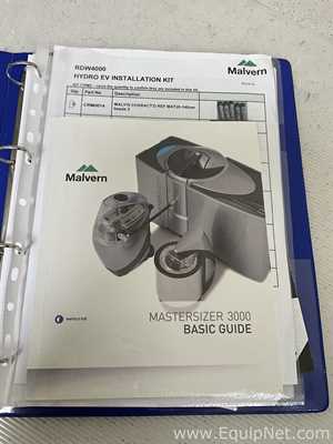 Malvern Instruments Mastersizer 3000 Particle Sizer With Hdro EV Module and Computer