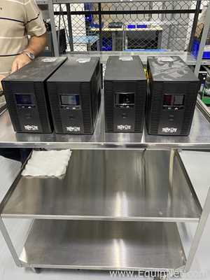 Lot of 4 Tripp Lite OMNI1500LCDT OmniSmart 1500VA 810W Battery Backup Tower UPS