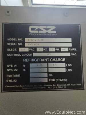 Cincinnati Sub-Zero Z-32-2-H/AC Environmental Stability Test Chamber | 32 Cu. Ft. 230V 1-PH