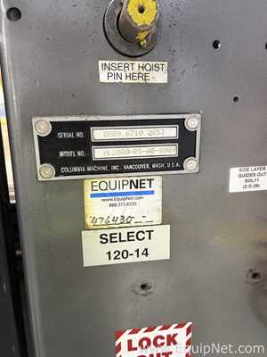 Dual Columbia HL 2000 Palletizers with Wulftec Pallet Wrapper and Ryson Spiral Case Conveyor