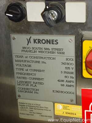 Etiquetadora Krones Autocol