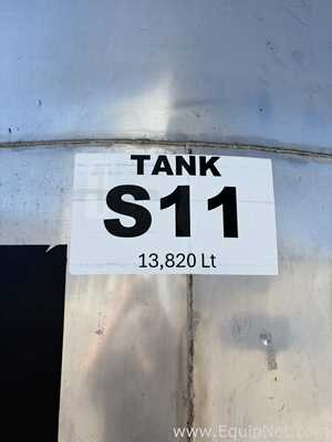 Sparling Tank 3000 Gallon stainless Steel Holding Tank