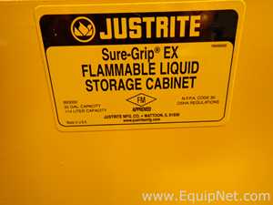 Gabinete de Almacenamiento de Inflamables JustRite Requisitos de aire 30 GALS