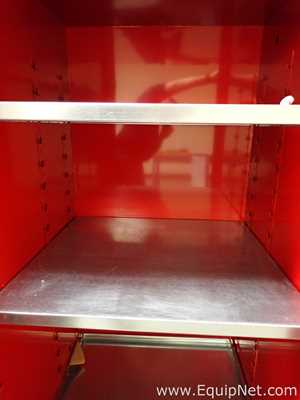 Gabinete de Almacenamiento de Inflamables JustRite Requisitos de aire 96 GALS.  96 Galones