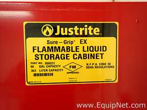 Gabinete de Almacenamiento de Inflamables JustRite Requisitos de aire 96 GALS.  96 Galones