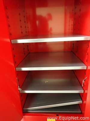 Gabinete de Almacenamiento de Inflamables JustRite Requisitos de aire 96 GALS.  96 Galones