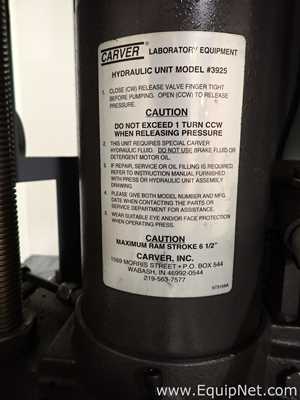 Carver Model M Hydraulic Press