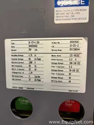 Eaton 50 VCP-W 250 Vacuum Substation Breaker