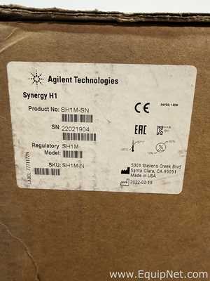 Leitor de MicroPlaca Agilent Technologies Synergy H1. Sem Uso