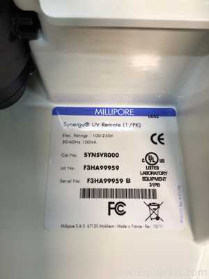Sistema de Purificação e Destilação de Água Millipore Synergy UV-R