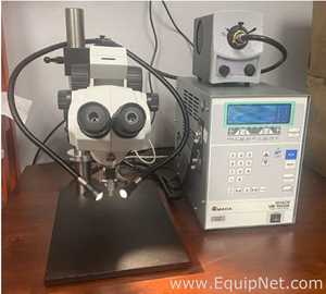 Amada UB-1500A Linear Resistance Welding Power Supply with Parallel-Gap Welding Head and Microscope