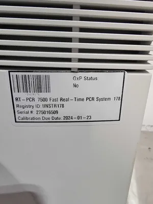 PCR y Termociclador Applied Biosystems 7500 Fast System