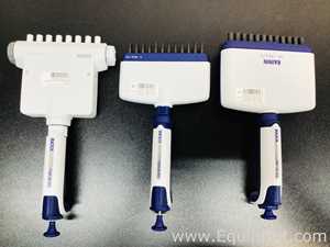 Lot Of 24 Mettler Toledo Rainin Multichannel Pipet-Lite XLS+ Pipettor