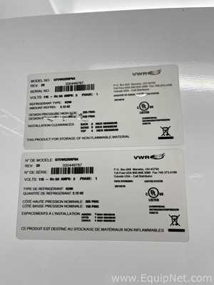 VWR GTVWG25RPSA General Purpose Refrigerator