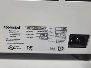 Centrífuga para laboratorio Eppendorf 5810