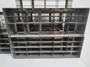 Large Lot of Various Freezer Racks Miscellaneous Lab Equipment