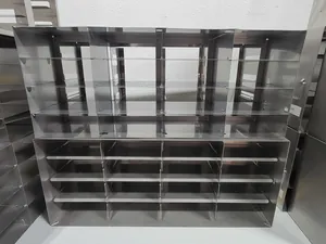 Large Lot of Various Freezer Racks Miscellaneous Lab Equipment