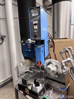 Lot of Two Thermosonics Commander Series MC1500 Sonic Ribbon Cutter and Ultrasonic Welder