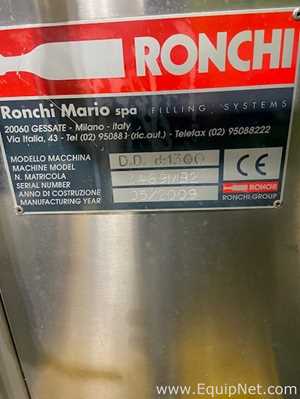 Ronchi Mario D.D. d:1300 Automatic Rotary Bottle Unscrambler Sorting System