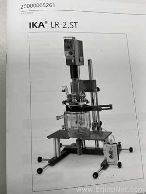 IKA LR2.ST Laboratory 2 Litre Jacketed Glass Reactor