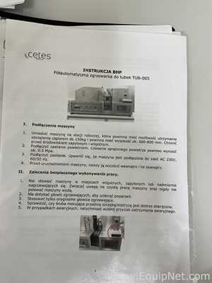 Abra Pack TUB-005 Semi Automatic Tube Sealing Machine