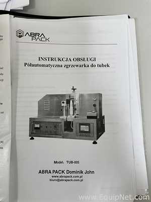 Abra Pack TUB-005 Semi Automatic Tube Sealing Machine