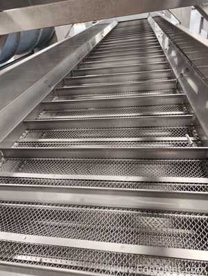 none FAMACO CONTINUOUS IMMERSION PRE-BLANCHER/BLANCHER AND COOLER FOR ARTICHOKE, LENGTH 12.30 M Blan