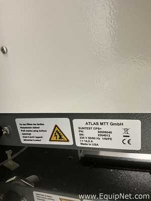 Atlas Suntest CPS Plus Weathering Test Chamber With Klima Suncool CPS II Cooling System