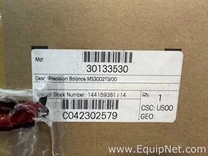 Unused Mettler Toledo MS3002TS/00 Precision Top Loading Balance