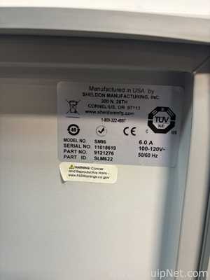 Sheldon Manufacturing Inc. SMI6 Incubator