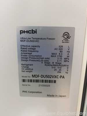 Freezer PHCBI MDF-DU502VXC-PA