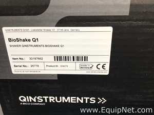 Unused Qinstruments BioShake Q1 Microplates Shaker