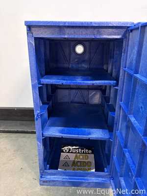 Lot of 5 Uline Poly Corrosive Safety Cabinet